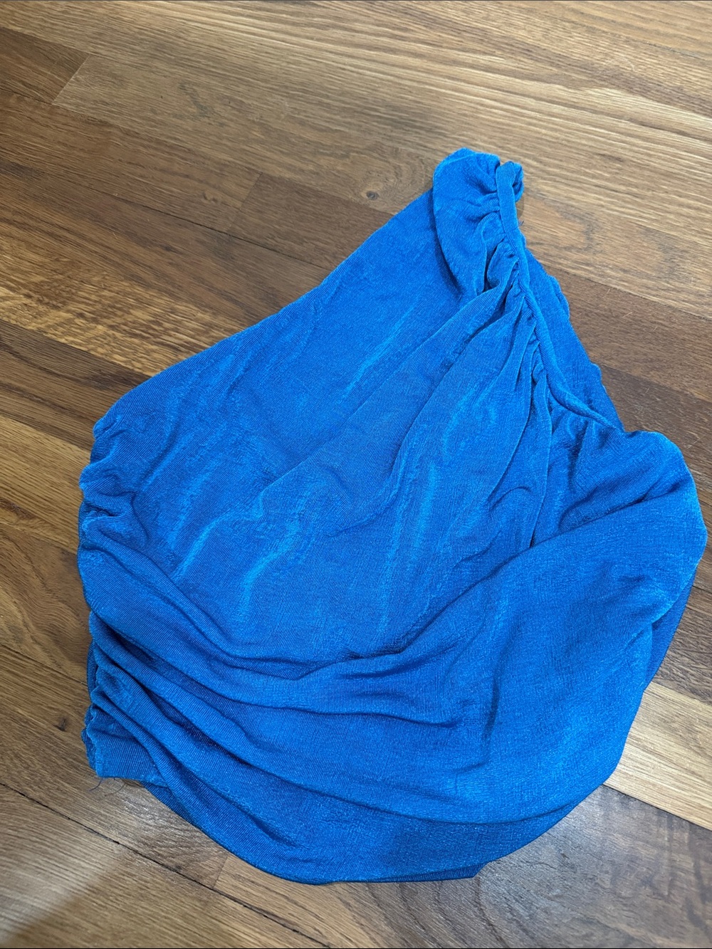 Blue One-Shoulder Women's top